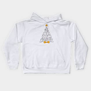 Nurse Christmas Tree Kids Hoodie